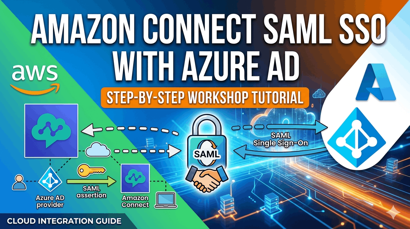 Amazon Connect SAML SSO with Azure AD Step-by-Step Workshop Tutorial