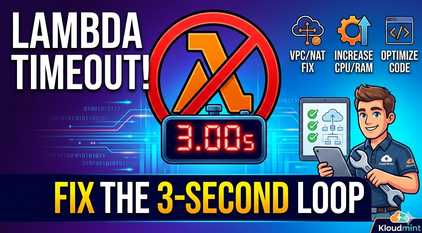 Fix AWS Lambda Task Timed Out After 3.00 Seconds
