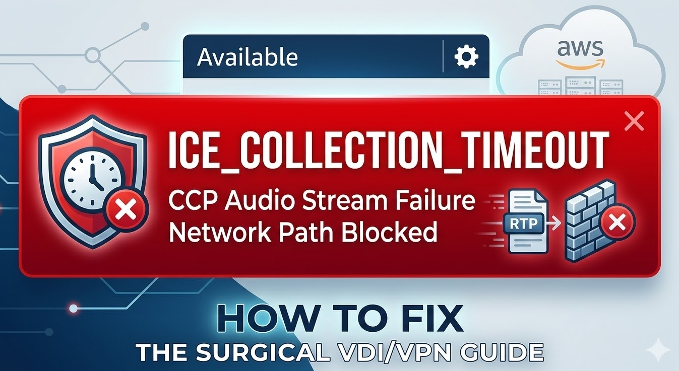 How to Fix Amazon Connect ICE Collection Timeout in CCP
