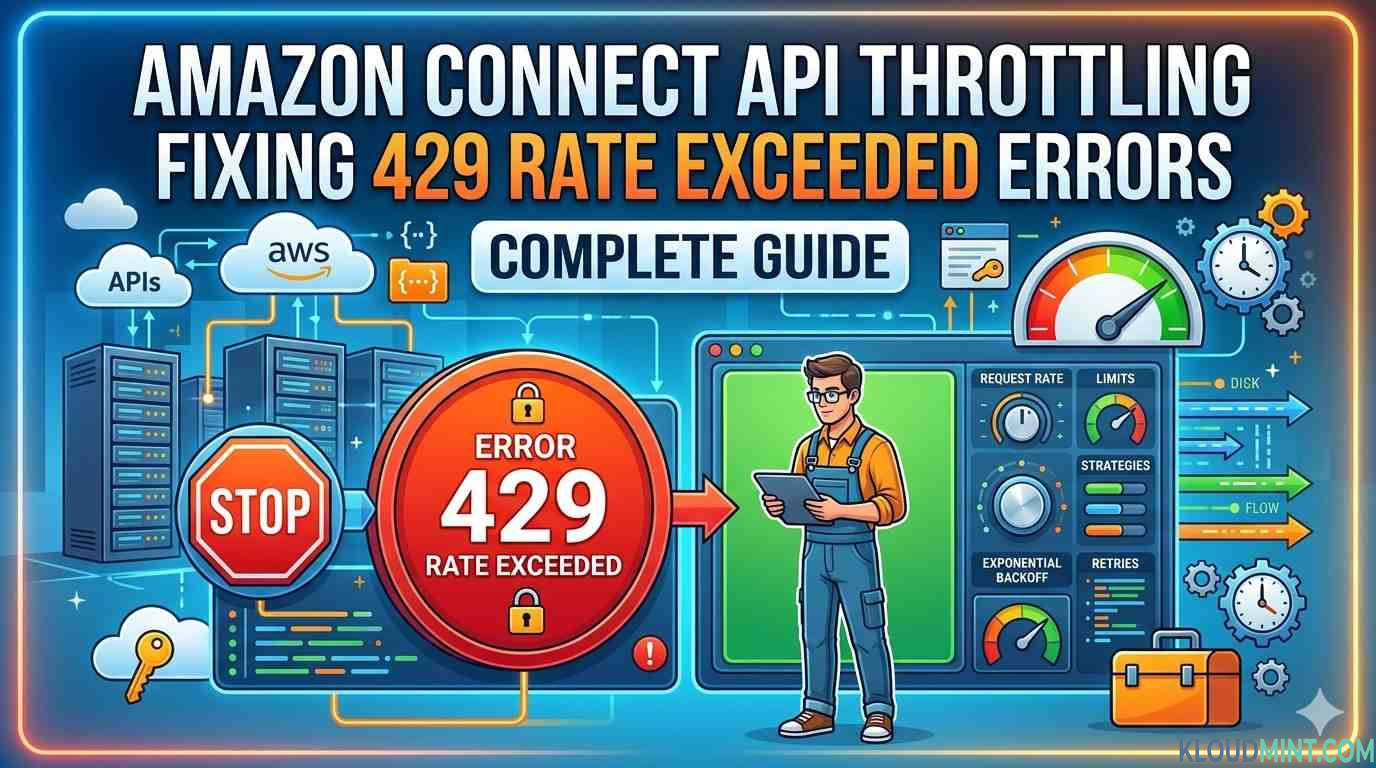 Amazon Connect API Throttling A Complete Guide to Fixing 429 RateExceeded Errors