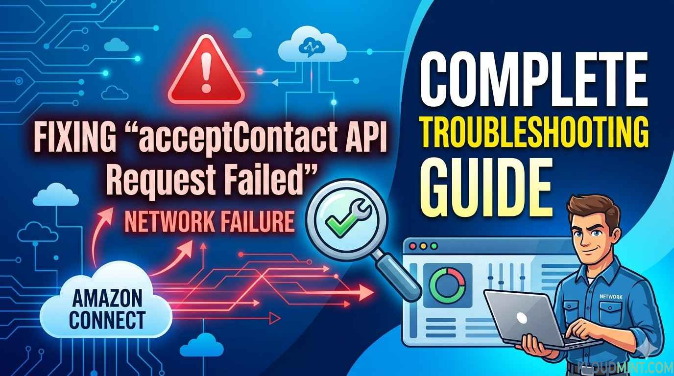Fixing Amazon Connect acceptContact API Request Failed Network Failure — Complete Troubleshooting Guide