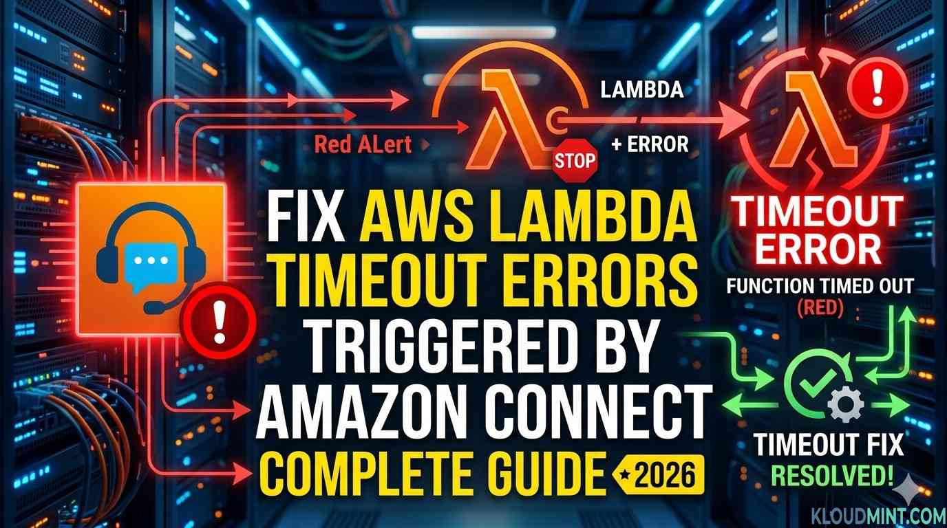 How to Fix AWS Lambda Timeout Errors Triggered by Amazon Connect Complete Guide 2026