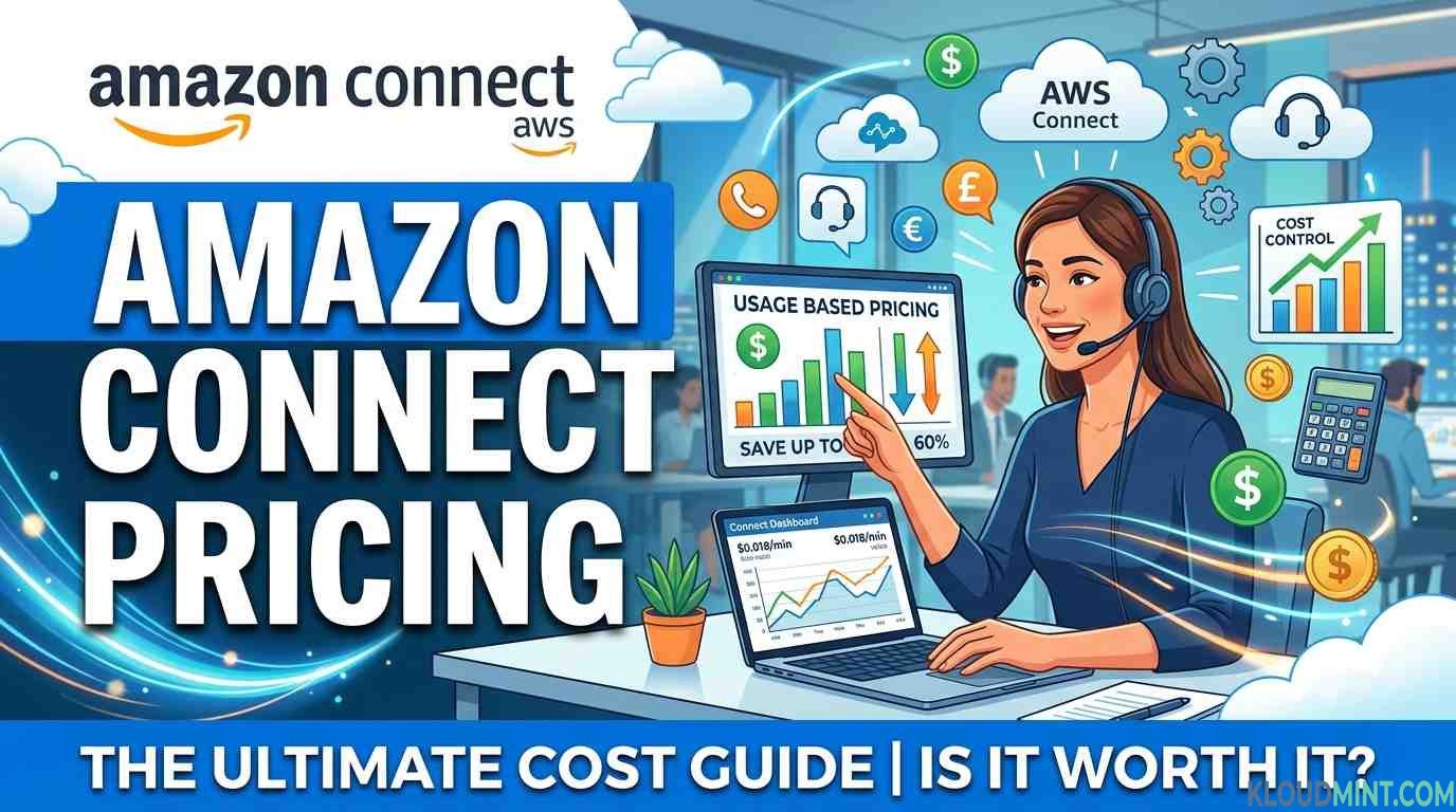 How much does Amazon Connect cost per month?
